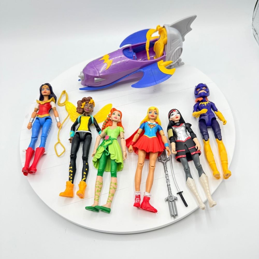DC Comics Super Hero Girls 6" Action Figure Doll Bat Jet Poison Ivy Super Girl‎